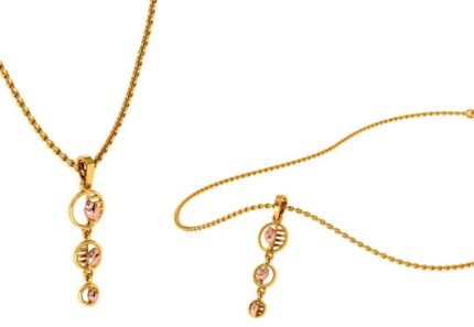 P.C. Chandra Jewellers 14KT(585) Gold Pendant - 0.6 Grams