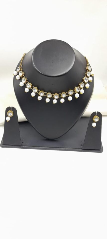 Women's Jewellery Set, Gold Plated Brass, Silver Plated, Black