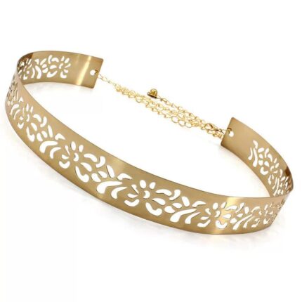 Shining Diva Fashion Celebrity Inspired Adjustable Metal Kamarband Waist Belt