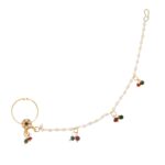 SheCARIO Traditional Ethnic Nose Ring | Adjustable Nath | Nath for Women & Girls