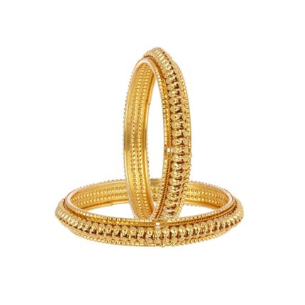 KENNICE Bangle Gold Plated Bahubali Inspired Trendy Bangle Set Of 2 Jewellery For Women & Girls