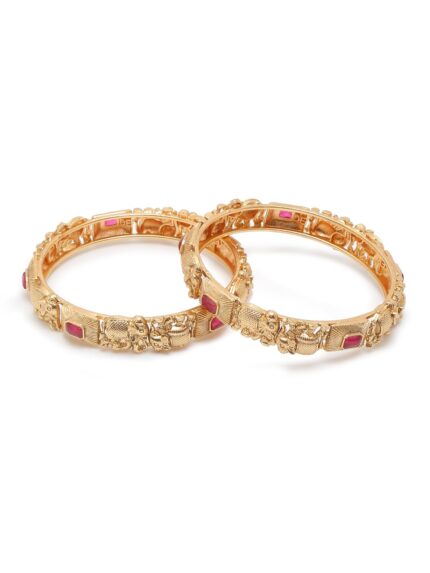 YouBella Jewellery for women Traditional Gold Plated Jewelry Bracelet Bangles for Women and Girls