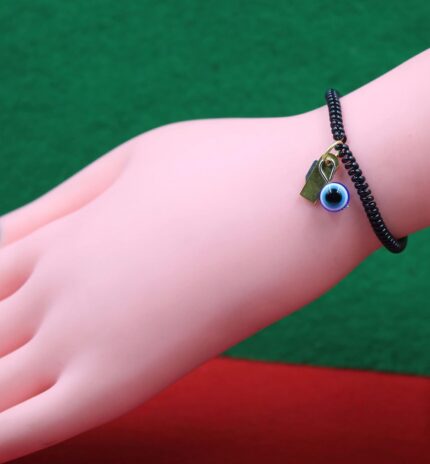 GURJARI JEWELLERS Nazar Chaku Pendants Bracelet Nazariya Bracelet for Unisex Nazar Protection strachable Good Luck Healing Bracelet Band set of 4