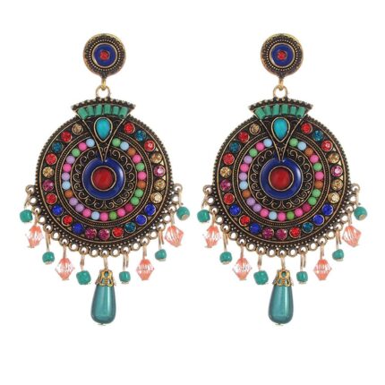 YouBella Jewellery Bohemian Multi-Color Earrings for Girls and Women