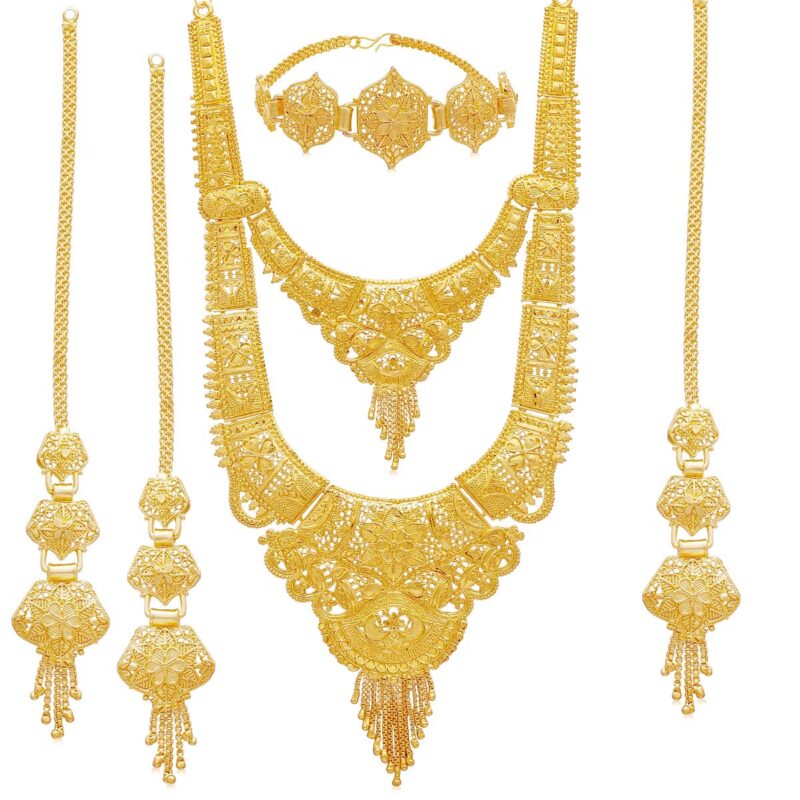Sukkhi Wedding Jewellery Jewellery Set for Women (Golden) (N83811)