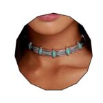 Olbye Turquoise Necklace Silver Short Necklace Choker Personalize Boho Necklace Jewelry for Women, Metal
