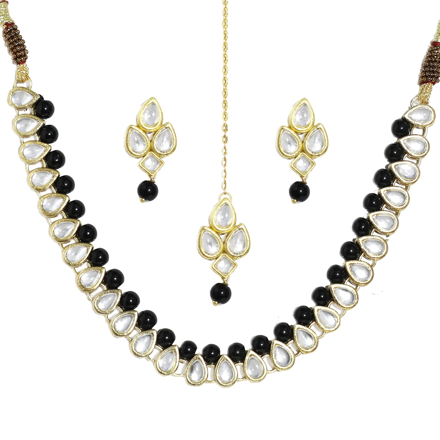 Karatcart Traditional Kundan Jewellery Set for Women