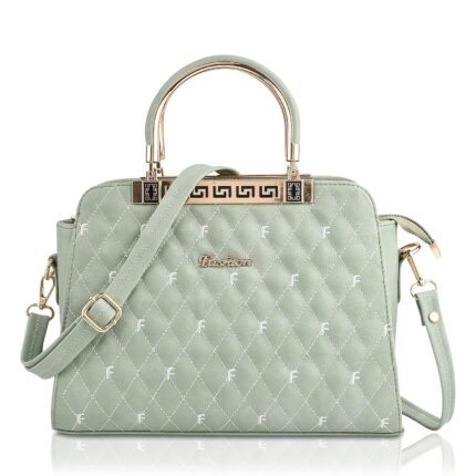 Fiesto Fashion Women's Light Pista Green color Latest & Stylish PU Leather Designer Handle Handbags