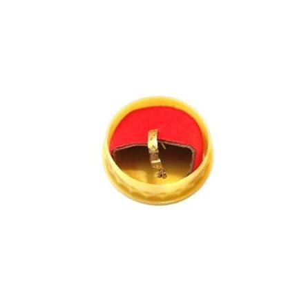 DURGA PRASAD JEWELLERS, 18k GOLD NOSE PIN, SEMICIRCLE, 18CT (750), WEIGHT 0.200G