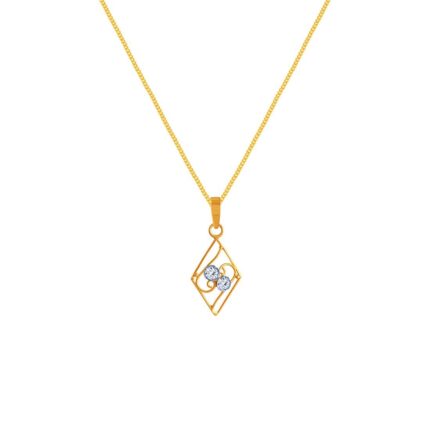 P.C. Chandra Jewellers P.C Chandra Jewellers 14Kt(585) Yellow Gold Online Exclusive Pendant - 0.39 Grams