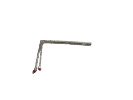 SJ Shree Jewellers Small Size Designer German Silver bansuri for Krishna, Laddu Gopal Ji, Bal Krishna German Silver Flute for Lord Krishna, Janmashtami Pooja Thakur G for (0-3 no. Size)