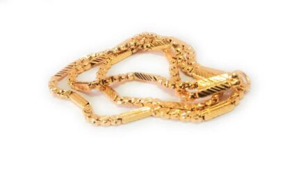 CUTE GOLD One Gram Gold Plated Fashion Jewellery Traditional Covering Thali Chain for Women & Girls
