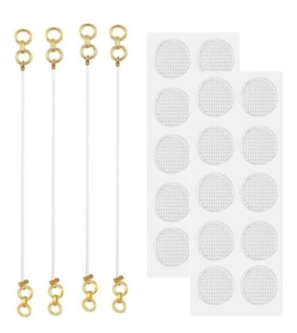 Kaan Chain Transparent Stretchable Rubber Gold Colored Earchain | Kaan Chain For Women And Girls | Invisible Ear Chain For Women, Ear Chain For Heavy Earrings