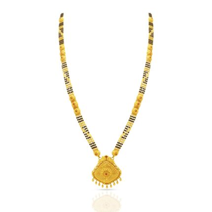WHP Jewellers Womens Gold Mangalsutra Sar,22Kt(916) Bis Hallmark Pure Gold,Mangalsutra Chain Jewellery,Latest Mangalsutra Design,Anniversary Gift For Wife,Mangalsutra Traditional,Mgnd22051220