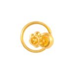 P.C. Chandra Jewellers 22k (916) Yellow Gold Nose Ring