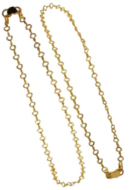 NANMAYA 10 Inch Eye Catchy Designer Model Gold Anklets For Women and Girls