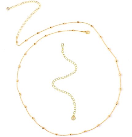 VAMA Adjustable Golden Kamarband Waist Hip Belly Body Beads Chains Kamar karddhani Kamar bandh Saree Vaddanam for Girls & Women