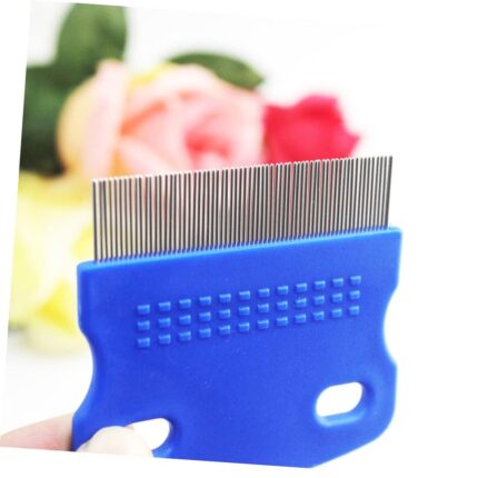 INSIME Head lice comb for women hair | Professional Lice and nits removal comb | Anti lice treatment Head Lice remover comb | Stainless Steel comb for lice & Nit comb for lice eggs removal (Pack of 1)
