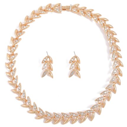 Shining Diva Fashion Latest Stylish Design Fancy Wedding Necklace Jewellery Set for Women (16110s)