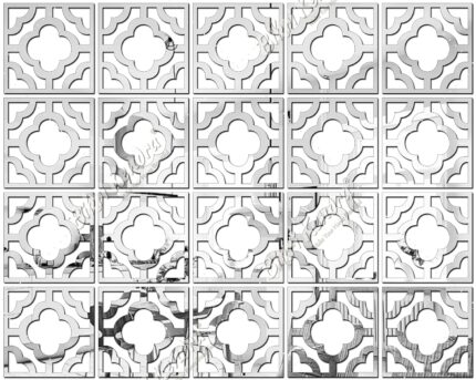 Chote Mote Seller - Border Mirror Wall Stickers, Mirror Stickers for Wall, Acrylic Mirror Wall Decor Sticker, Wall Mirror Stickers, Wall Sticker (Silver, pack of 15)