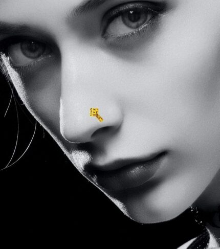 jj jewellers 18k gold nose pin for women and girls gold nose pin for wedding piercing gold nose ring for women gold nose rings for women&girls gold nose ring for women stylish