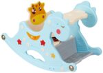 Amazon Brand - Jam & Honey Rocking Horse Sit On (Blue), Kid