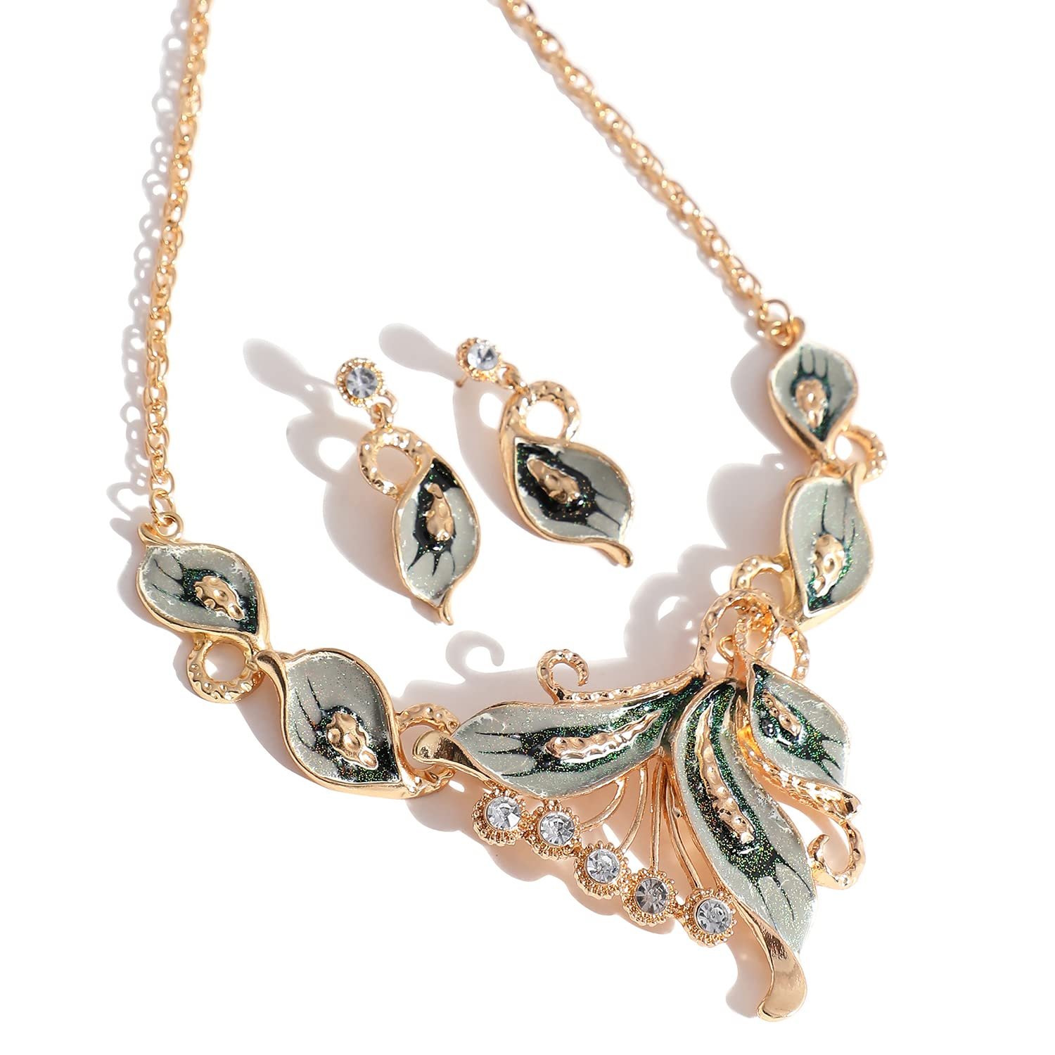 SOHI Designer Necklace Set , necklace and Earrings, jewellery set for women traditional, Alloy, Lobster clasp, Statement, Stylish, Elegant Jewellery for ladies, Indo-western jewellery set for women