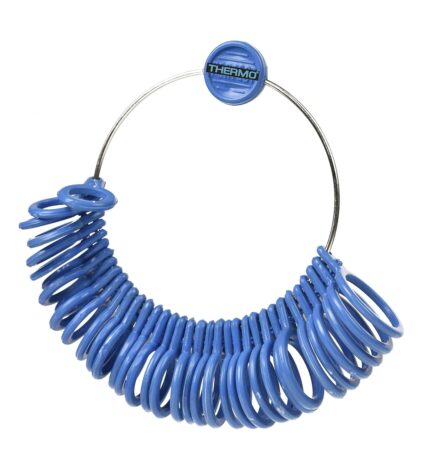 F-O-M Plastic Thermo Abs Handy Ring Sizer for Measuring Ring Size, No.1 to 36 (Clear)