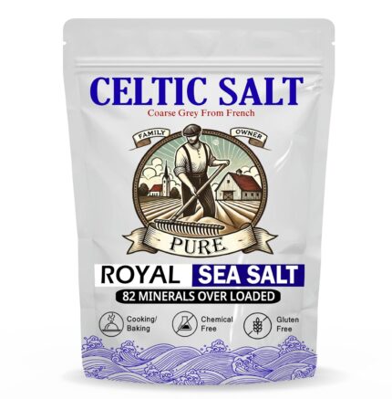 Premium Celtic Sea Salt royal (920 GM) Mineral-Rich Sel Gris for Optimal Health