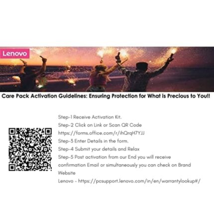 Lenovo 2 Year (1 Year to 3 Year) Warranty Extension Pack with Onsite Service for ThinkPad E14, Thinkpad E15 and Thinkbook Laptops, Applicable only on New Laptop Purchase from Amazon, 5WS0K27114