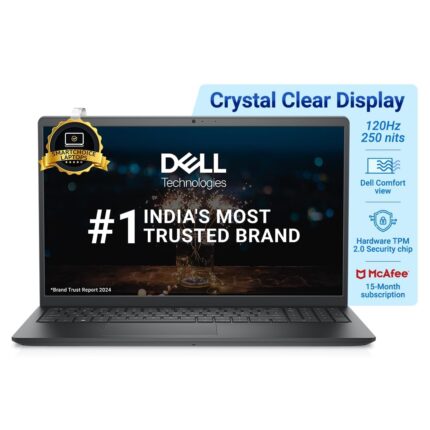 Dell 15 Thin & Light Laptop, Windows 11 Home, Intel Core i5-1235U Processor, 8GB RAM + 512GB SSD, 15.6" FHD Window 11 + Mso '21, 15 Month Mcafee, Spill-Resistant Keyboard, Black, 1.66Kg
