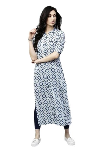 AnjuShree Choice Women Printed Cotton Kurti