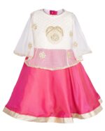 My Lil Princess Girls' Knee Length Dress (My Lil Princess_Pink