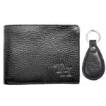 Tanned Hides - Genuine Leather Designer Wallet with Attrective Leather Keychain - Export Quality - Special Price ONLY On Amazon