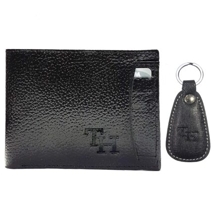 Tanned Hides - Genuine Leather Designer Wallet with Attractive Leather Key Chain - Export Quality - Special Price ONLY On Amazon