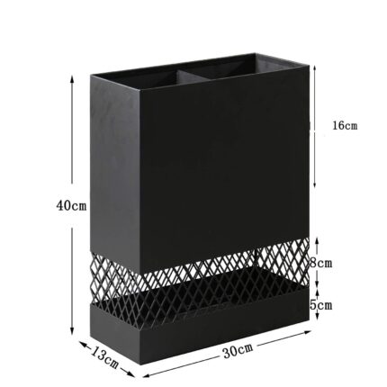 THE BEST SELLERS Indian Decor 403014 Office Umbrella Stand Home Umbrella Stand Lobby Fashion Umbrella Bucket, Umbrella Storage, Umbrella Rack (Color : White)