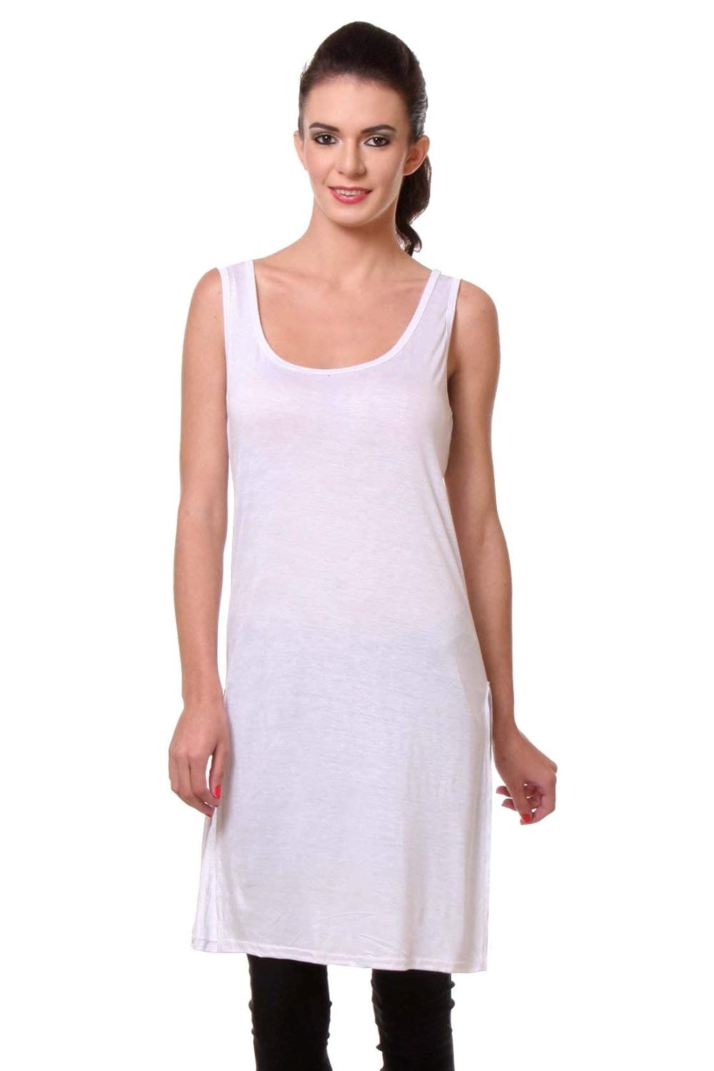 Amazon Brand - Nora Nico Women's Cotton Chemise, Long Slip, Suit Slip Nighty