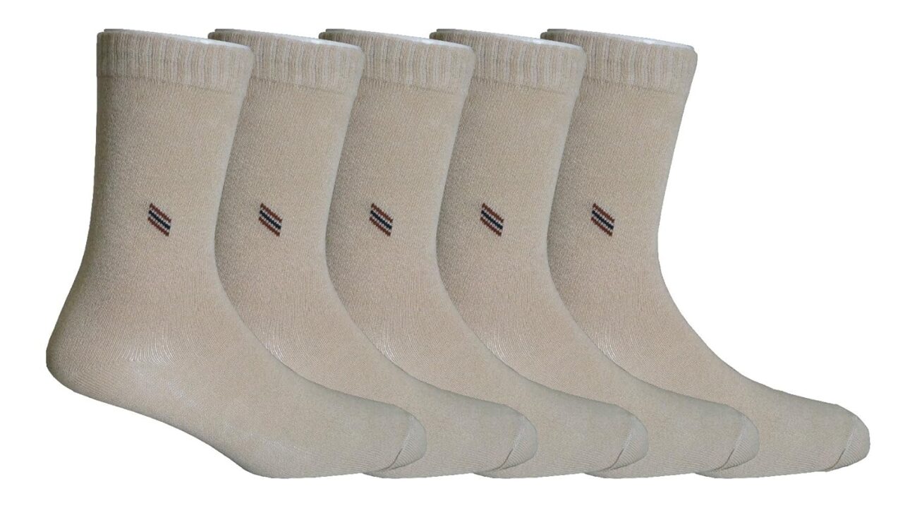Footmate Solid Free Size Anti-Odour Combed Cotton Assorted Seller's Choice of Combo Calf Length Formal Socks For Men's, Office Socks Moisture Management & Breathable